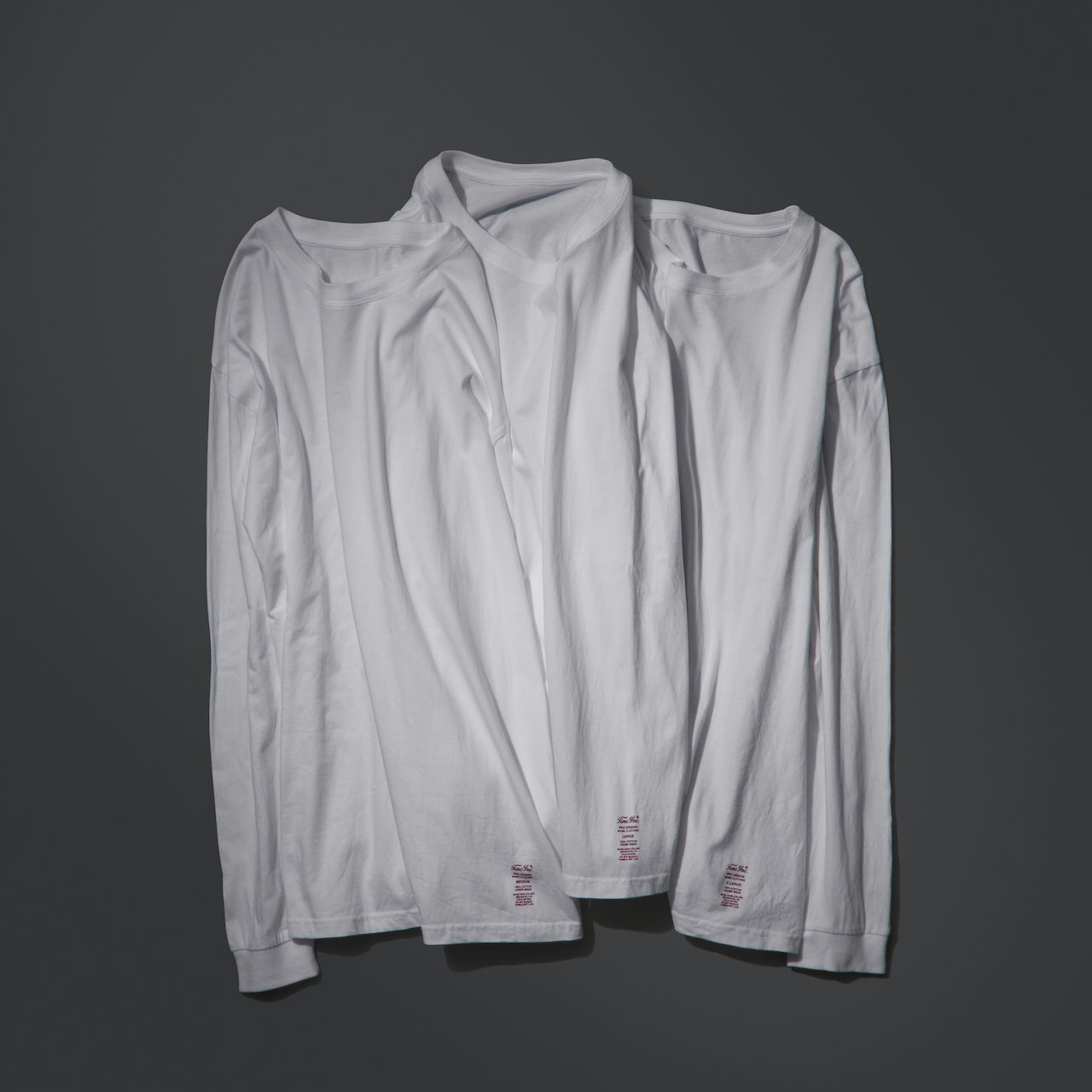 Plain Crewneck LST / 2 Pack